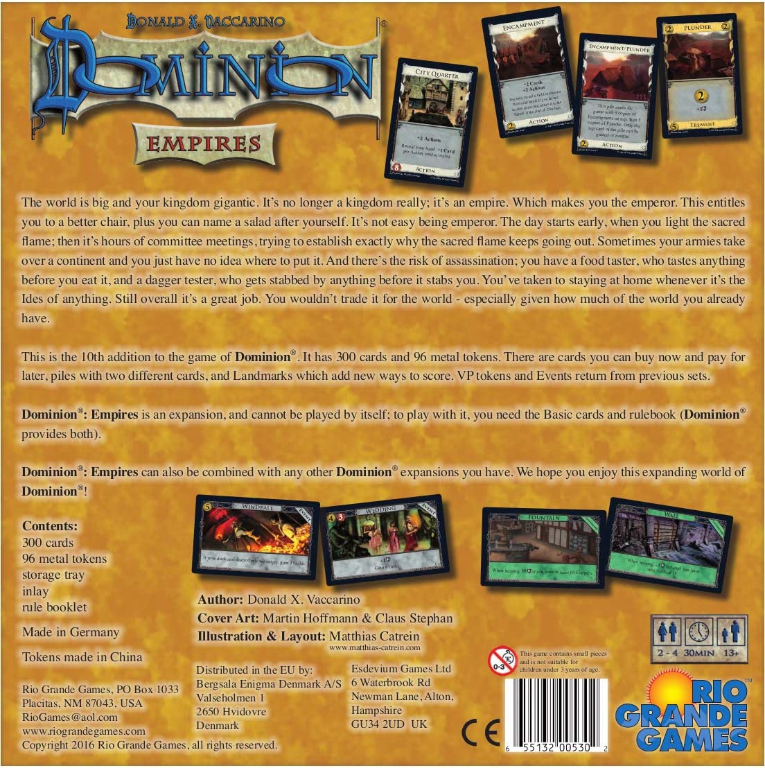 Dominion : Empires Expansion